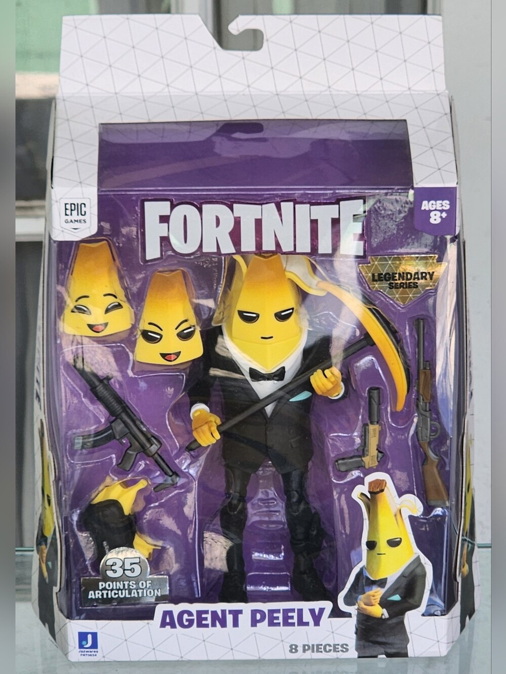 New Epic Games Fortnite Agent Peely Legendary Series Articulated Figure